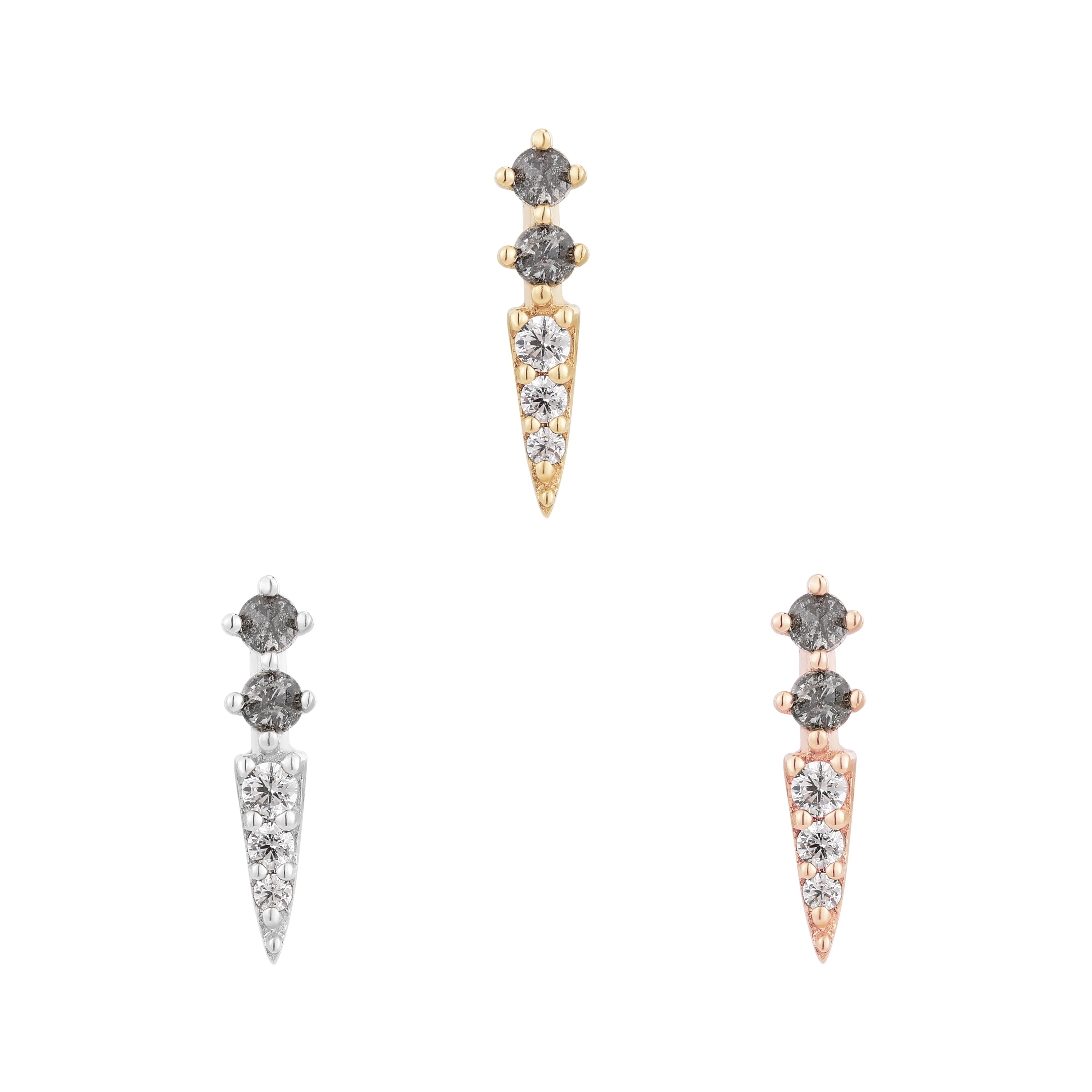Activated Threadless End with Grey Diamond