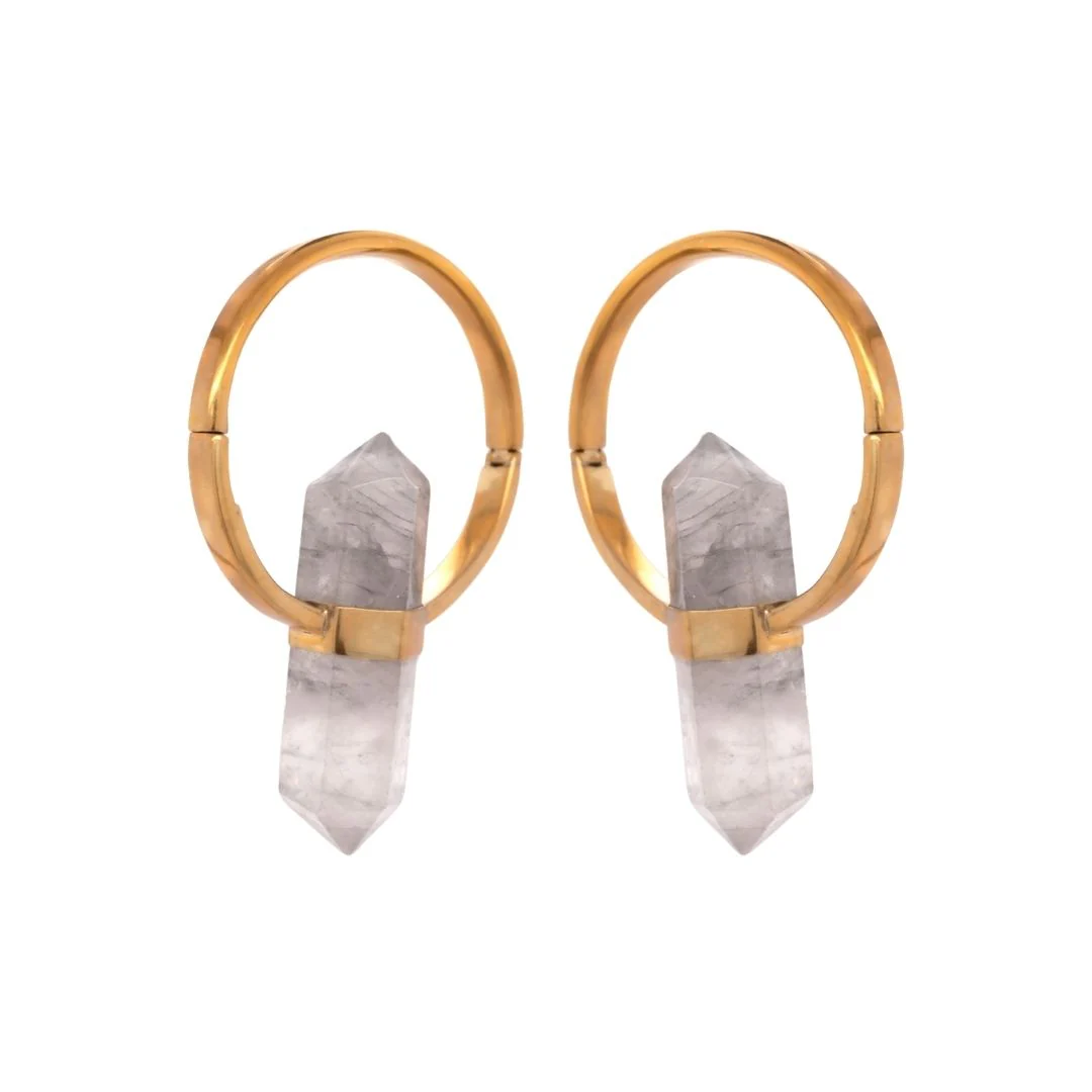 Alchemy Weights - Smoky Quartz - Brass
