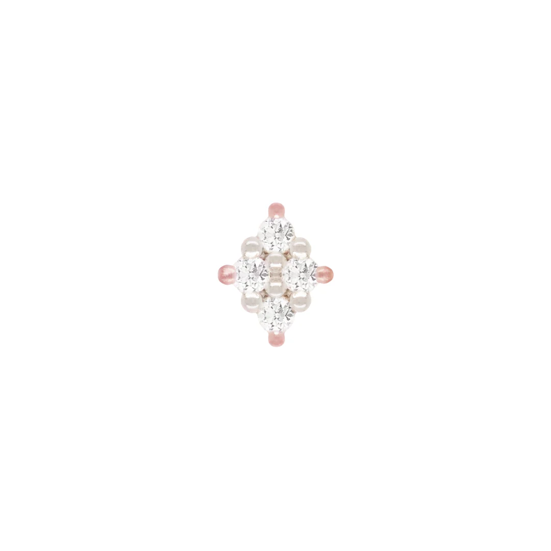 Belle Threadless End with Diamond - Image 5