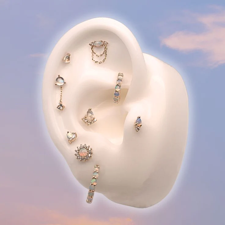 Bianca Threadless End with Moonstone - Image 4