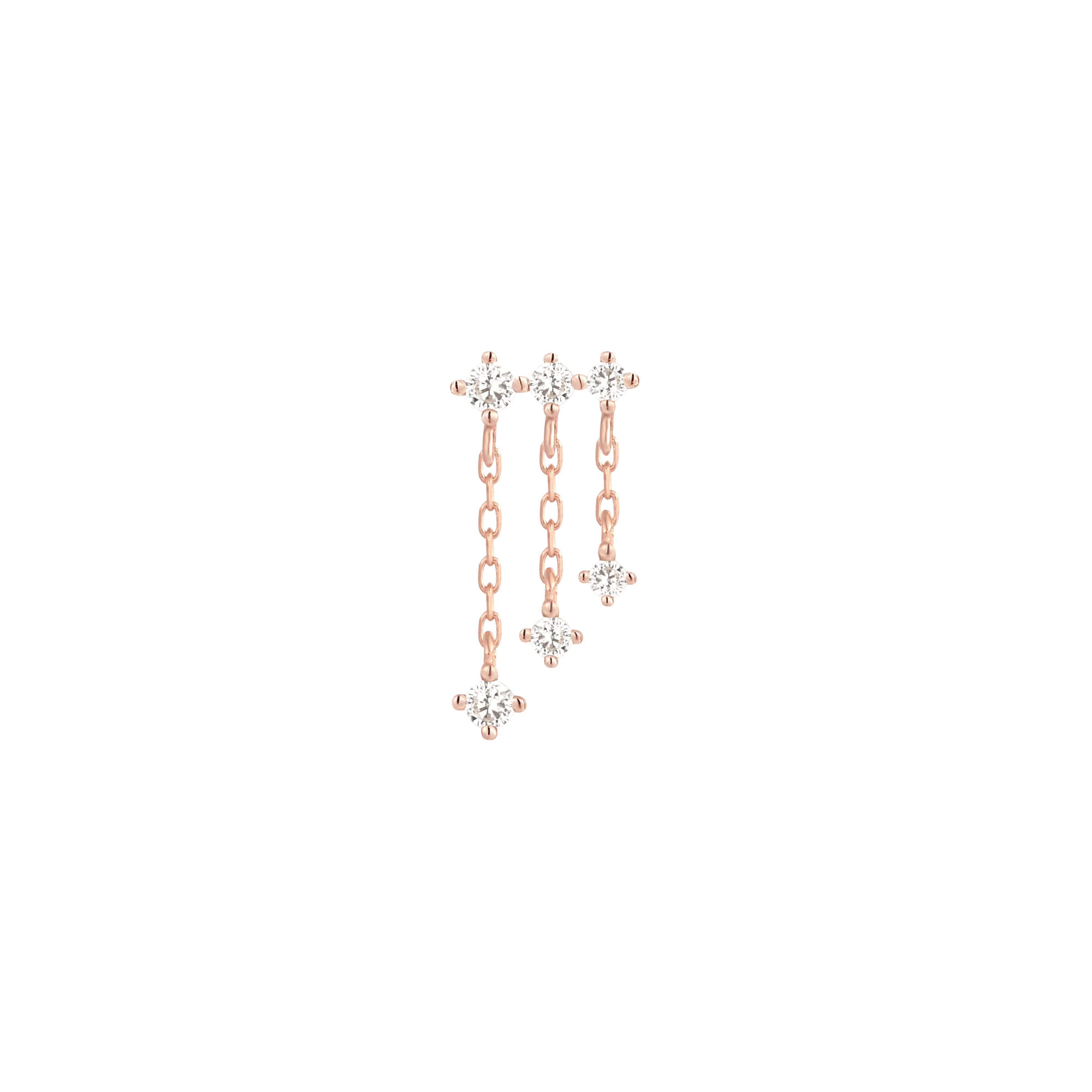 Cascade Threadless End with CZ - Image 6