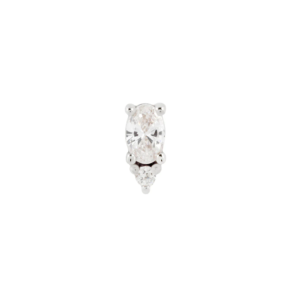Desden Threadless End with CZ - Image 5