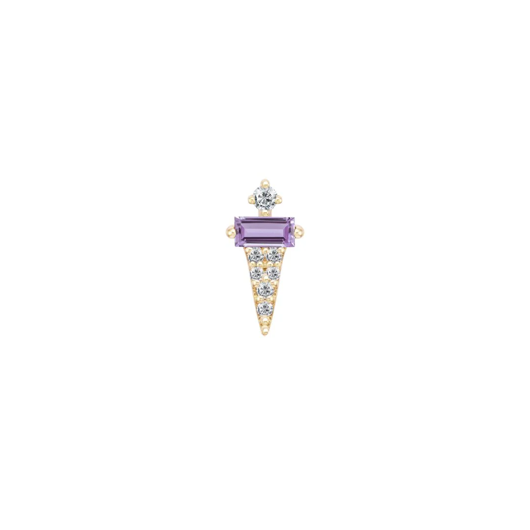 Dystrikt Threadless End with Amethyst - Image 5