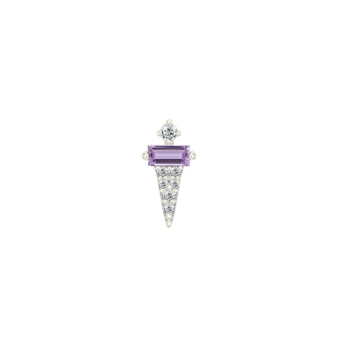 Dystrikt Threadless End with Amethyst - Image 6