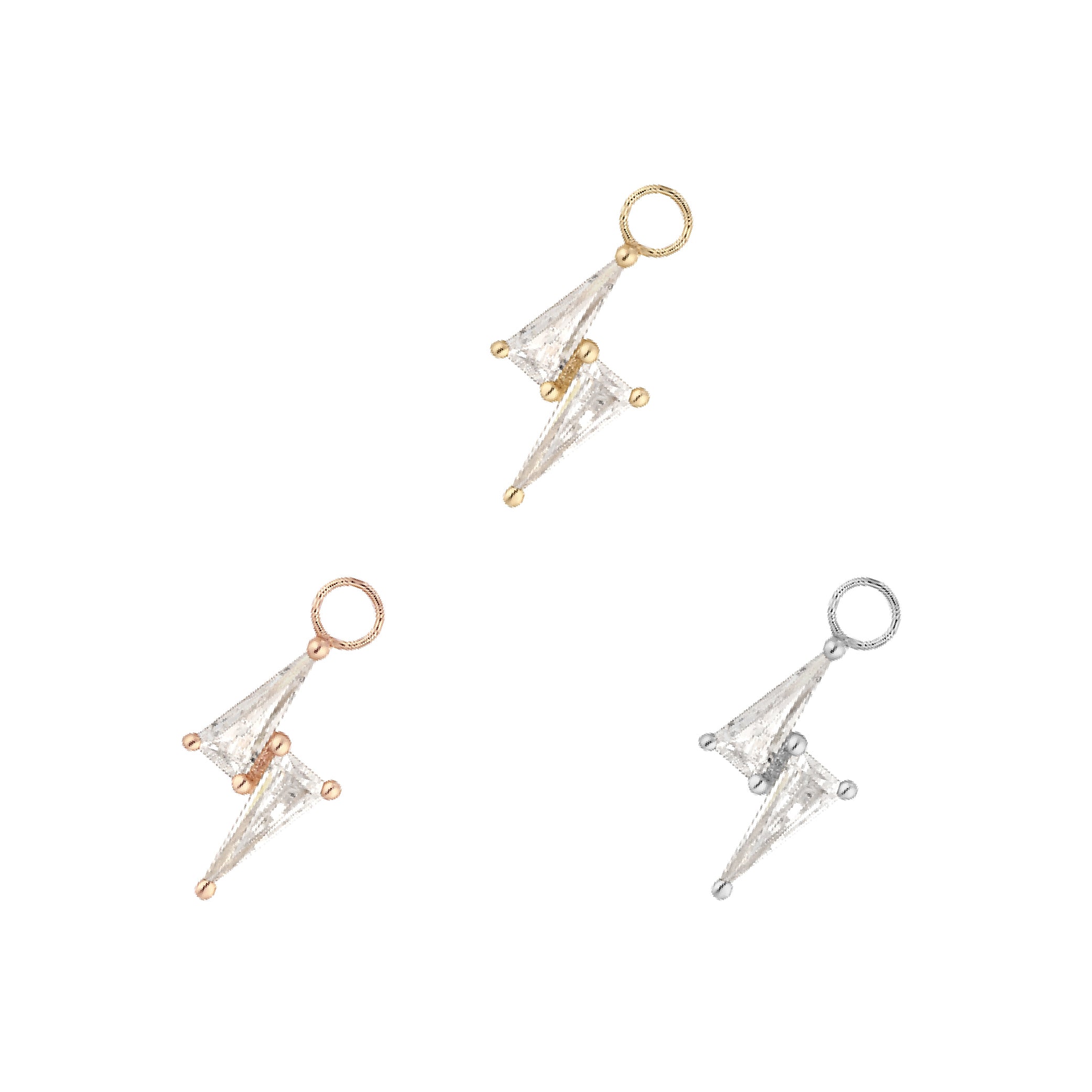 Electrify Charm with CZ