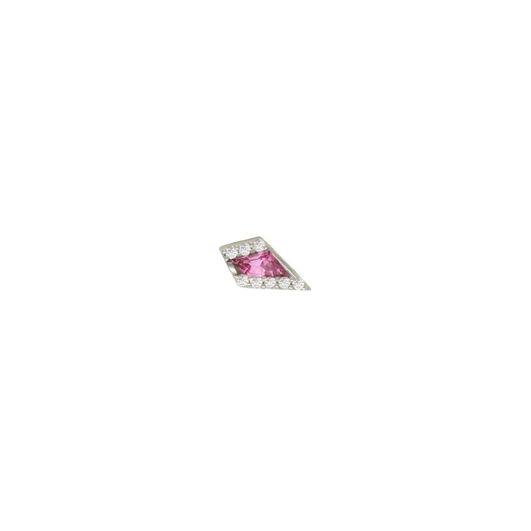 Eminence Threadless End with Pink Tourmaline - Image 4