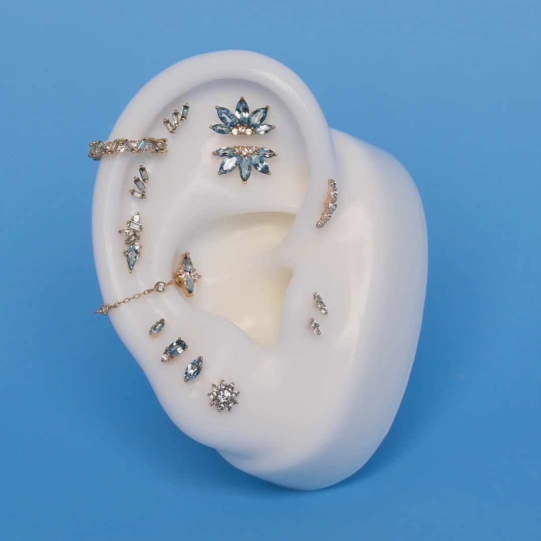 Ethereal Threadless End with London Blue Topaz - Image 3