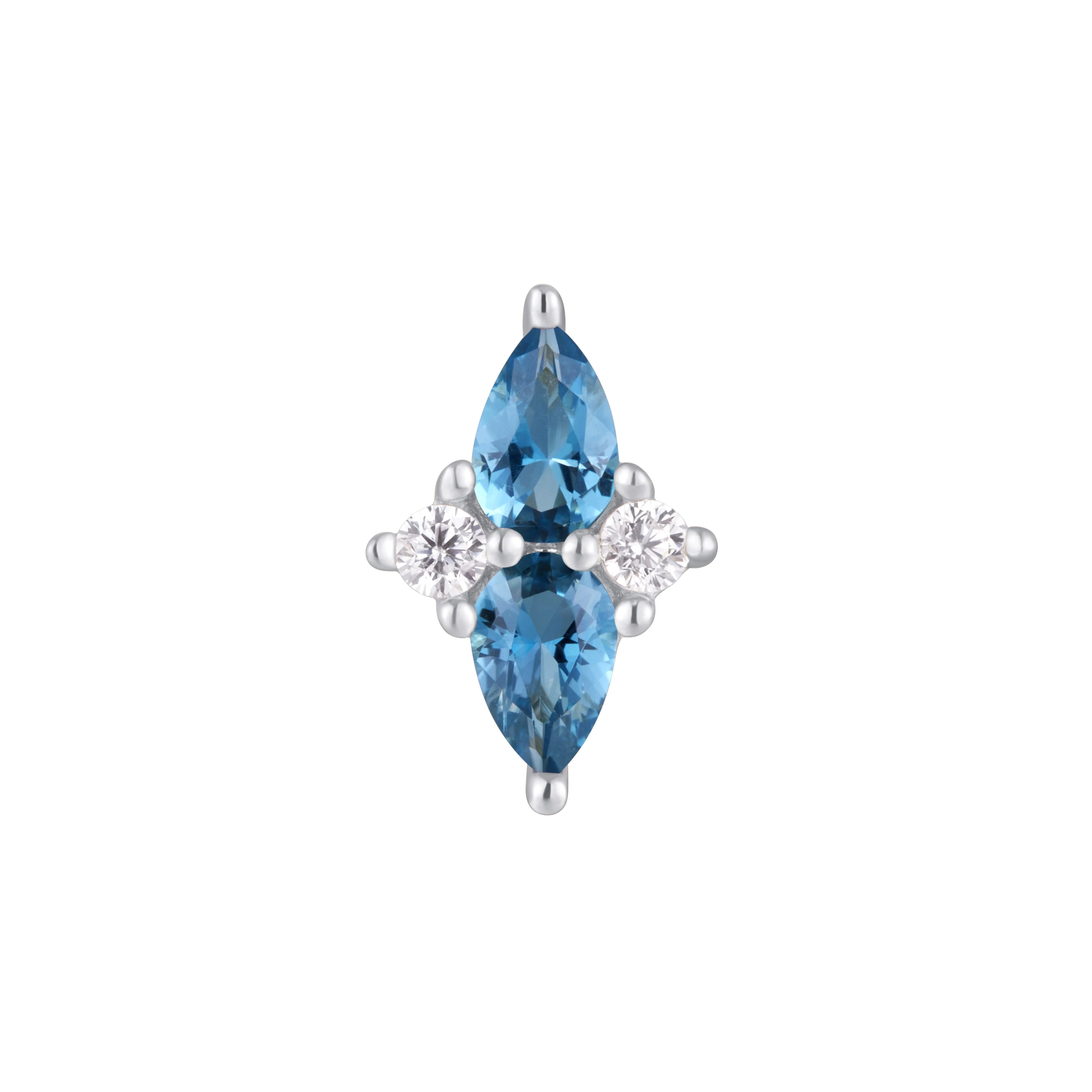 Ethereal Threadless End with London Blue Topaz - Image 5