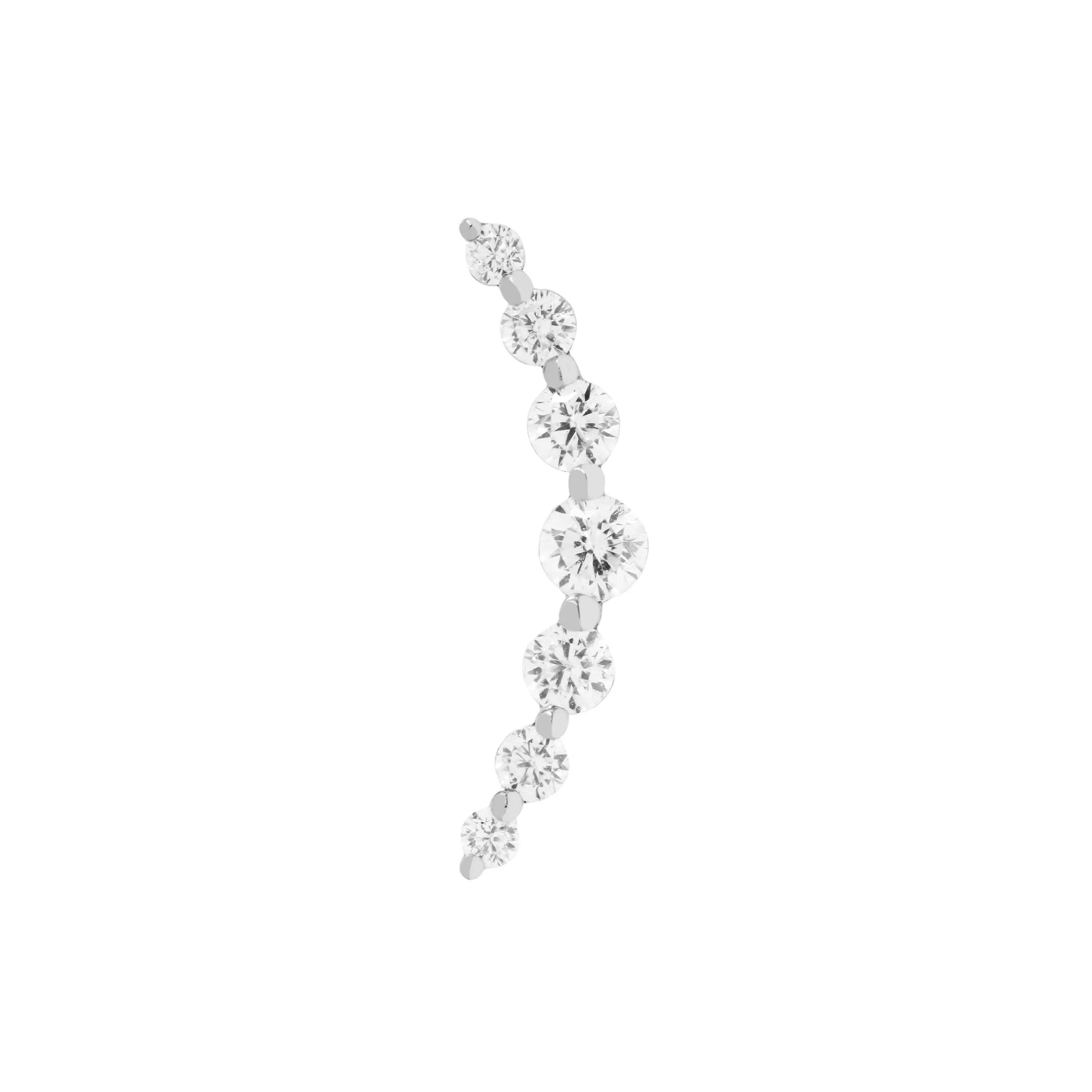 Everlasting Threadless End with CZ - Image 4
