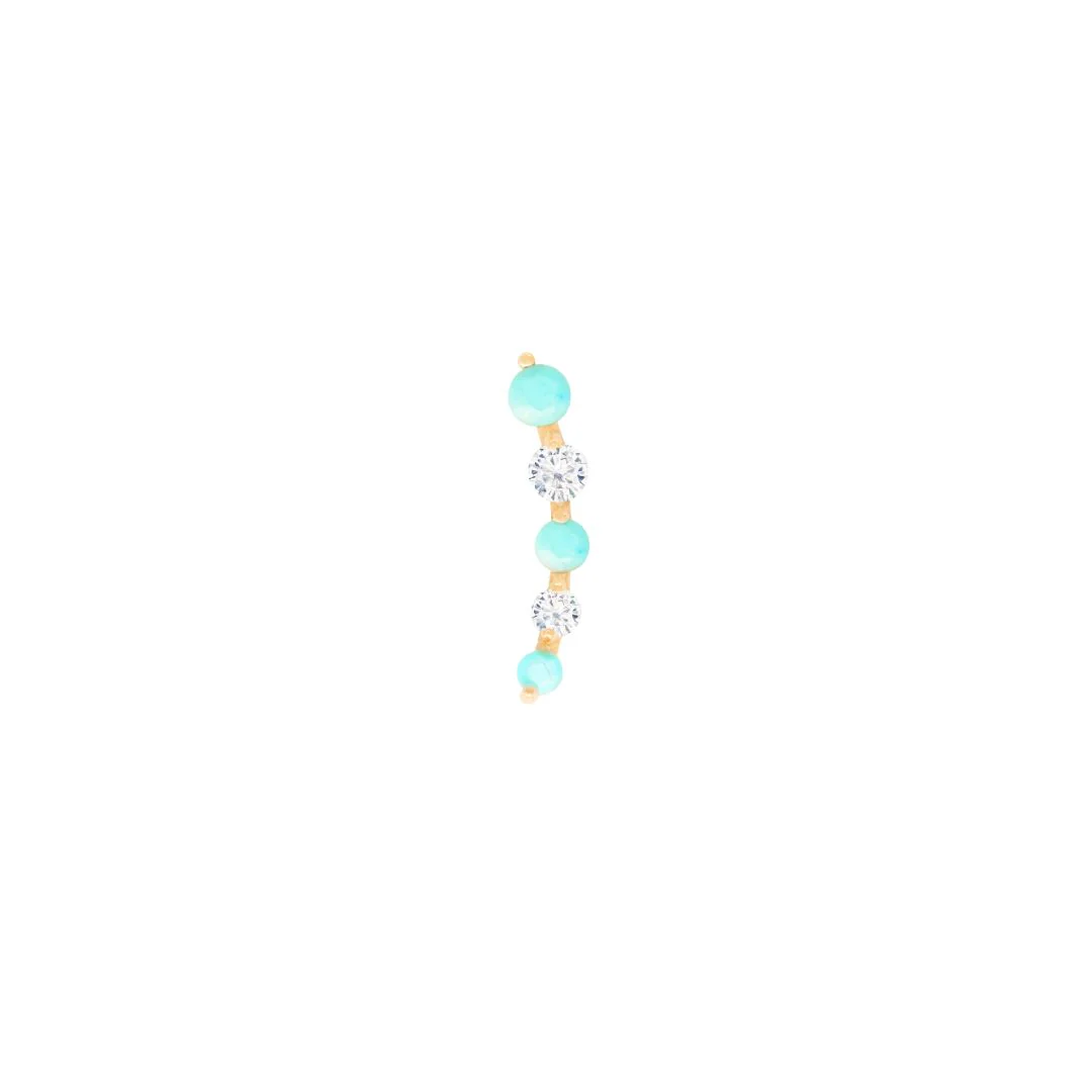 Flow Threadless End with Turquoise - Image 6