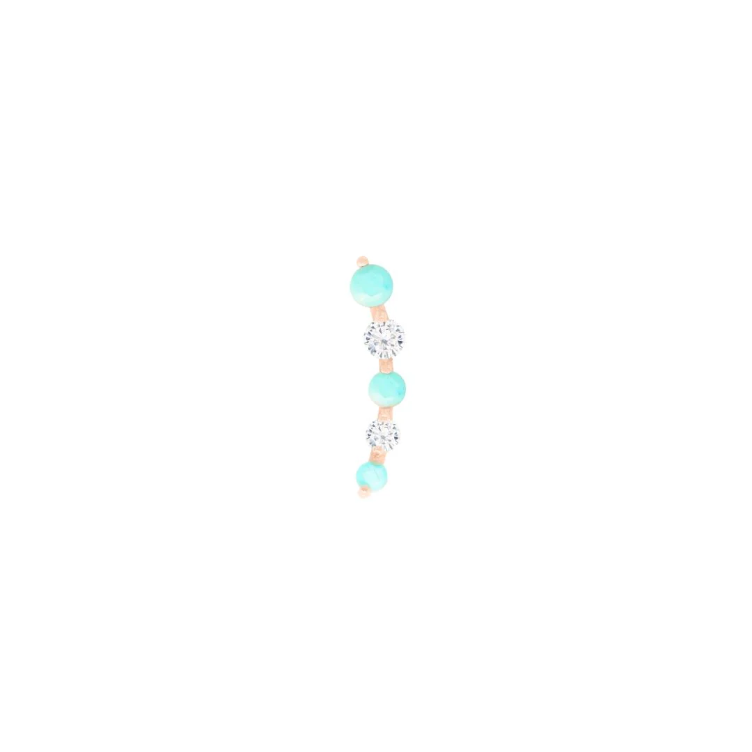 Flow Threadless End with Turquoise - Image 8