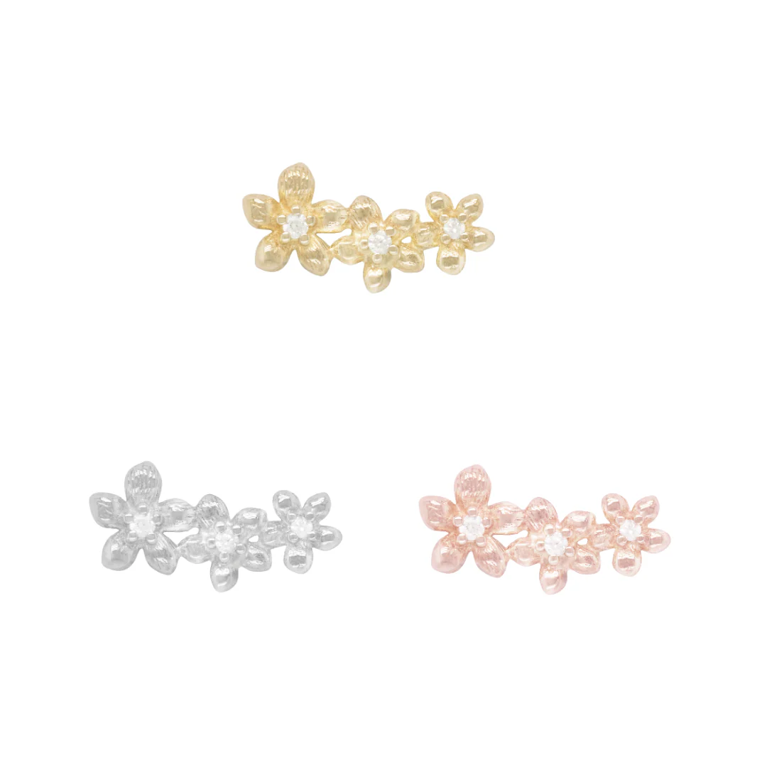 Gaia Threadless End with CZ