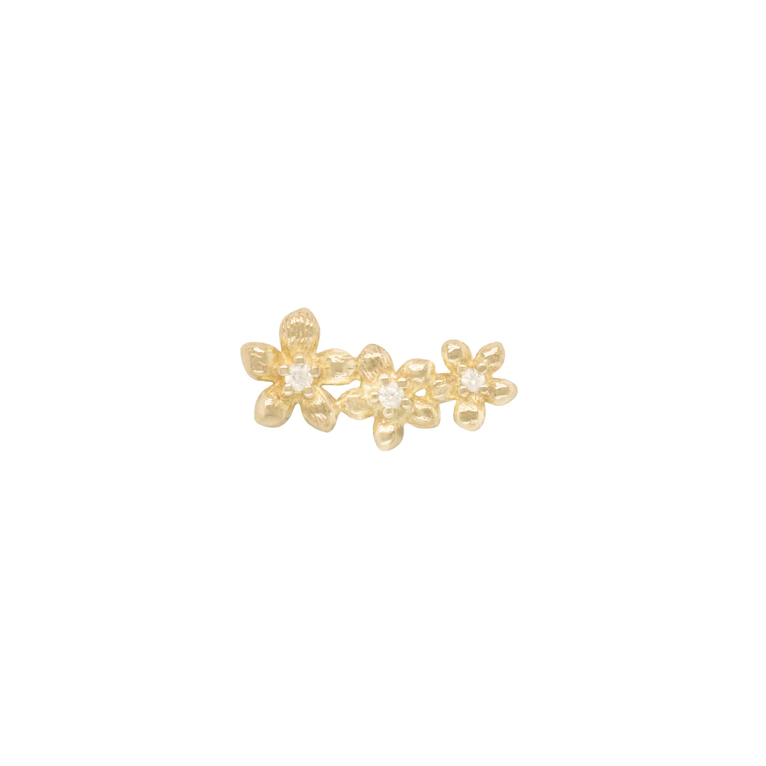 Gaia Threadless End with CZ - Image 4
