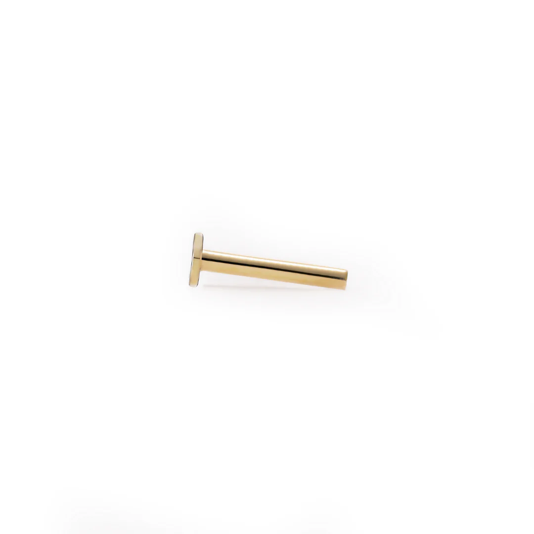 Gold Threadless Post - Image 2