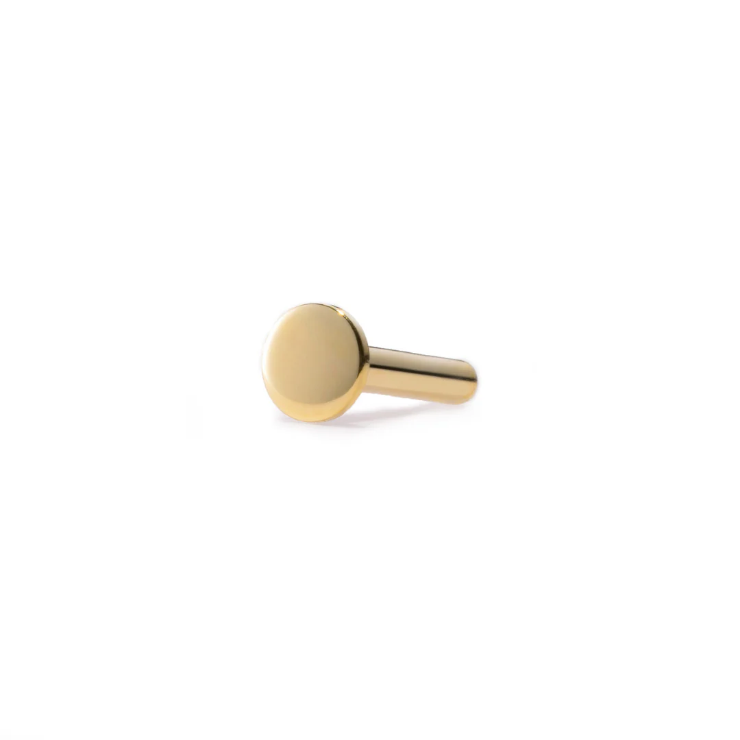 Gold Threadless Post - Image 3