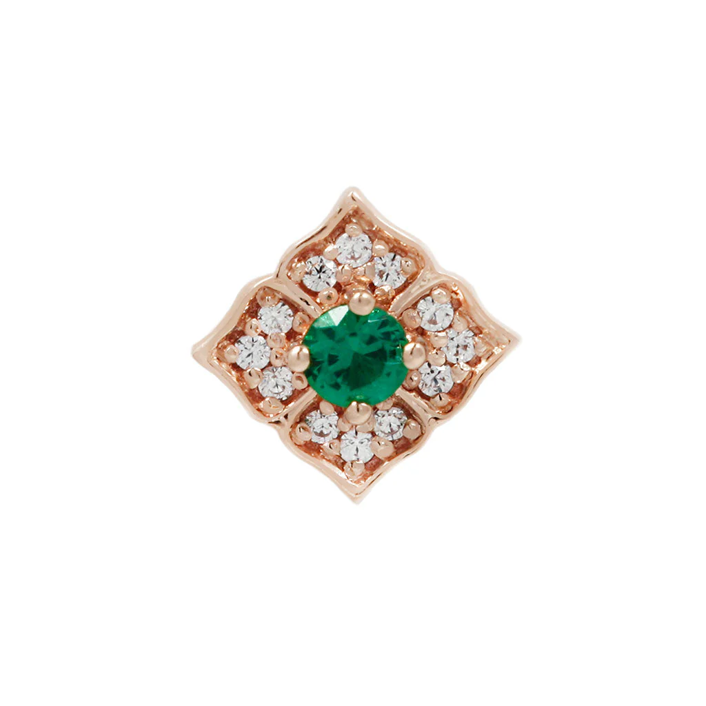 Grace Threadless End with Green Spinel - Image 6
