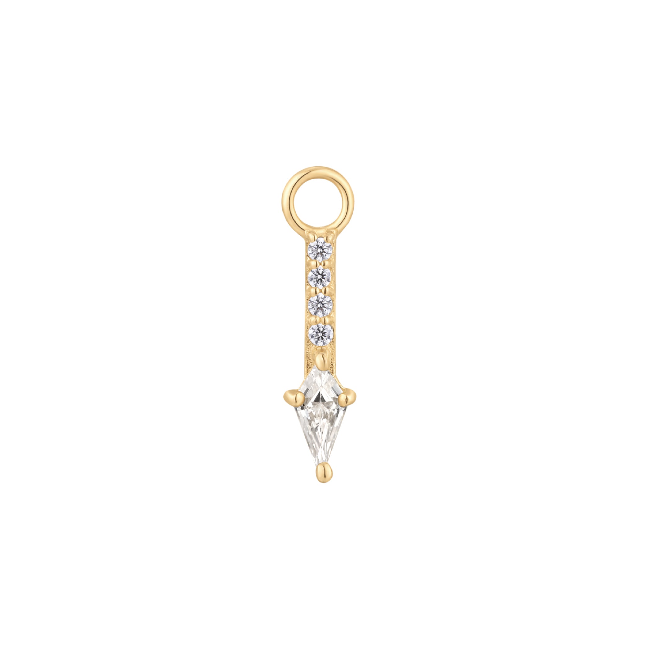 Mercer Charm with CZ - Image 5