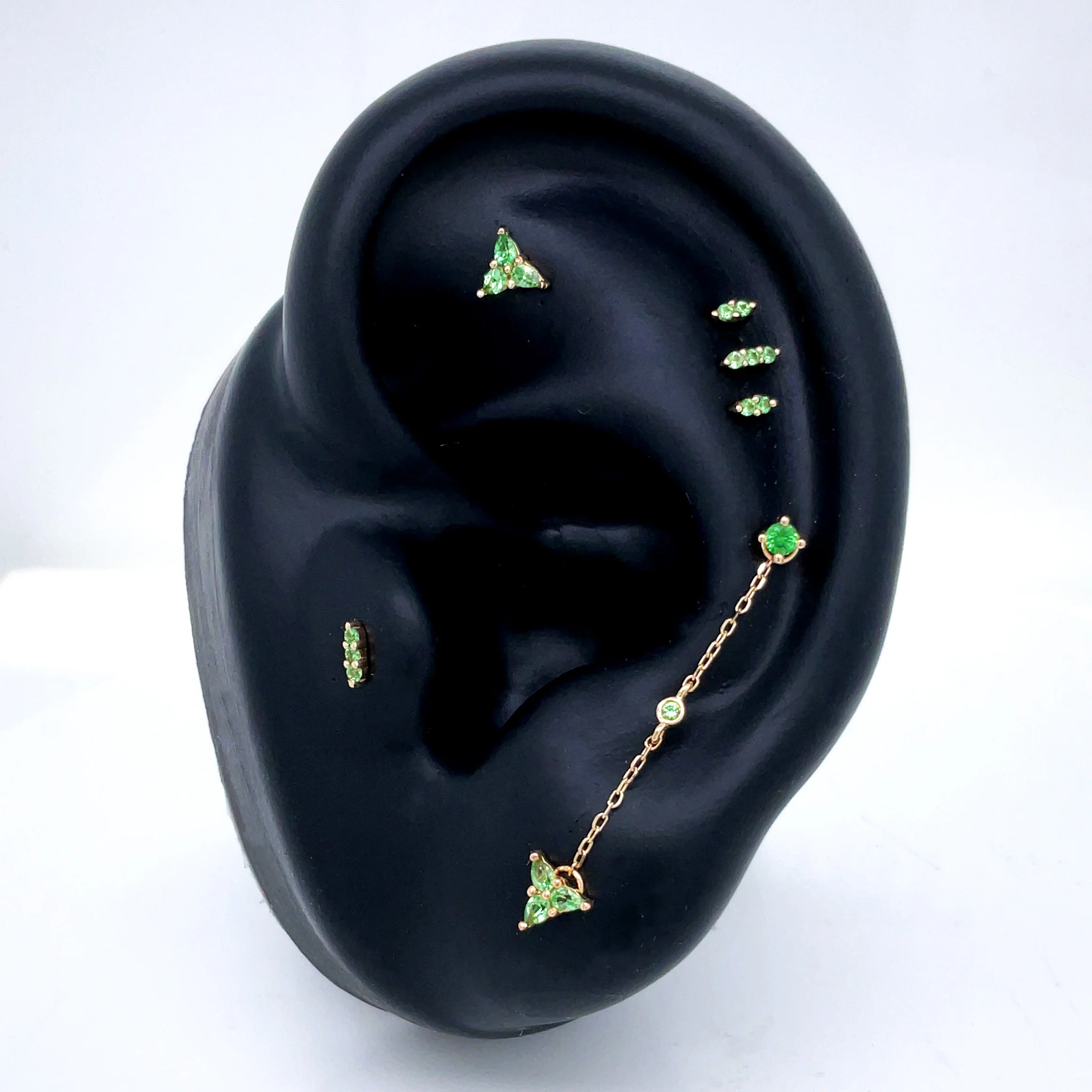 Mishka 3 Threadless End with Tsavorite - Image 3