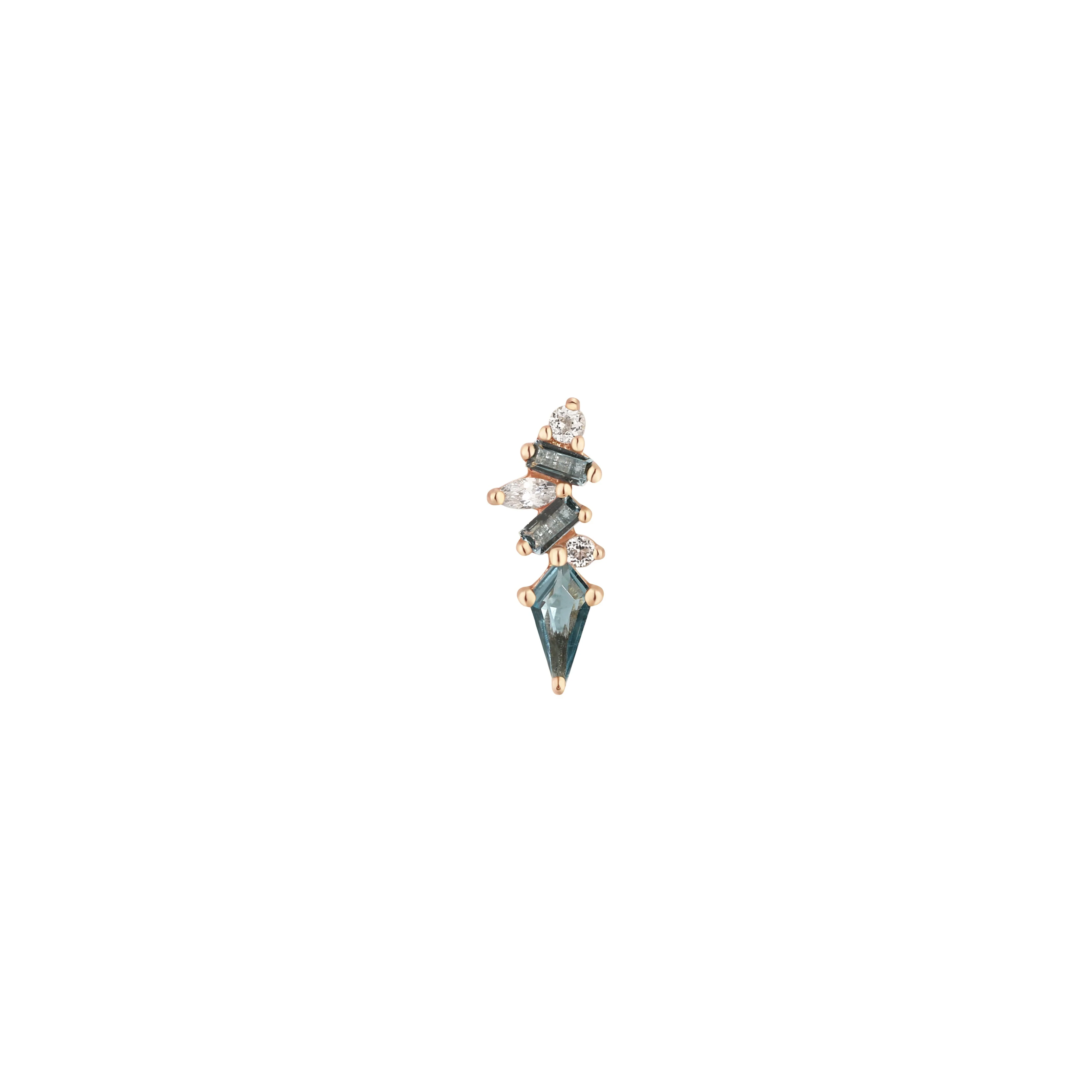 Mixt Threadless End with London Blue Topaz - Image 7