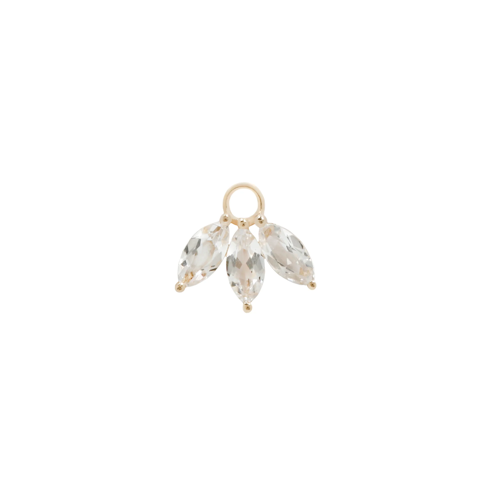 Moet Charm with White Topaz - Image 3