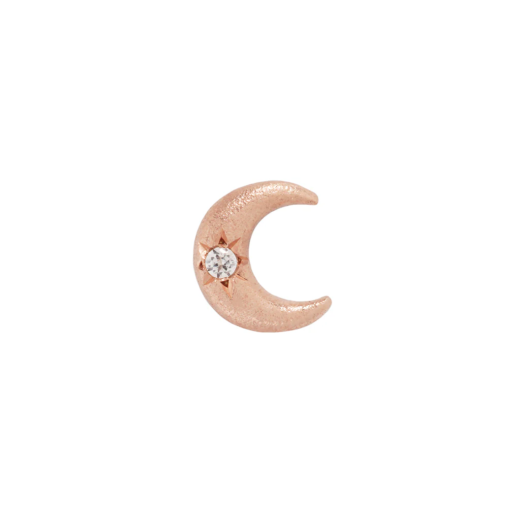 Moonshine Satin Threadless End with CZ - Image 5