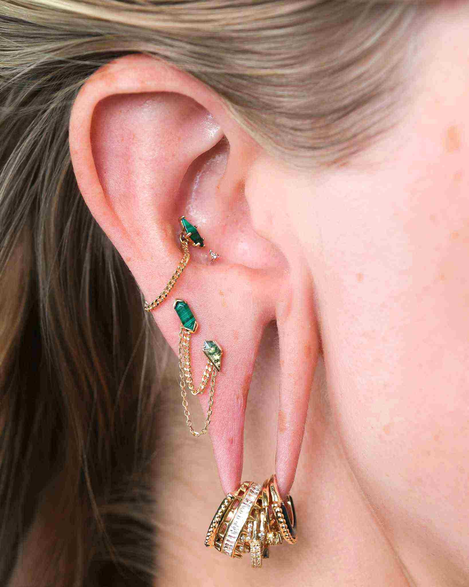 Mystic Threadless End with Malachite - Image 2