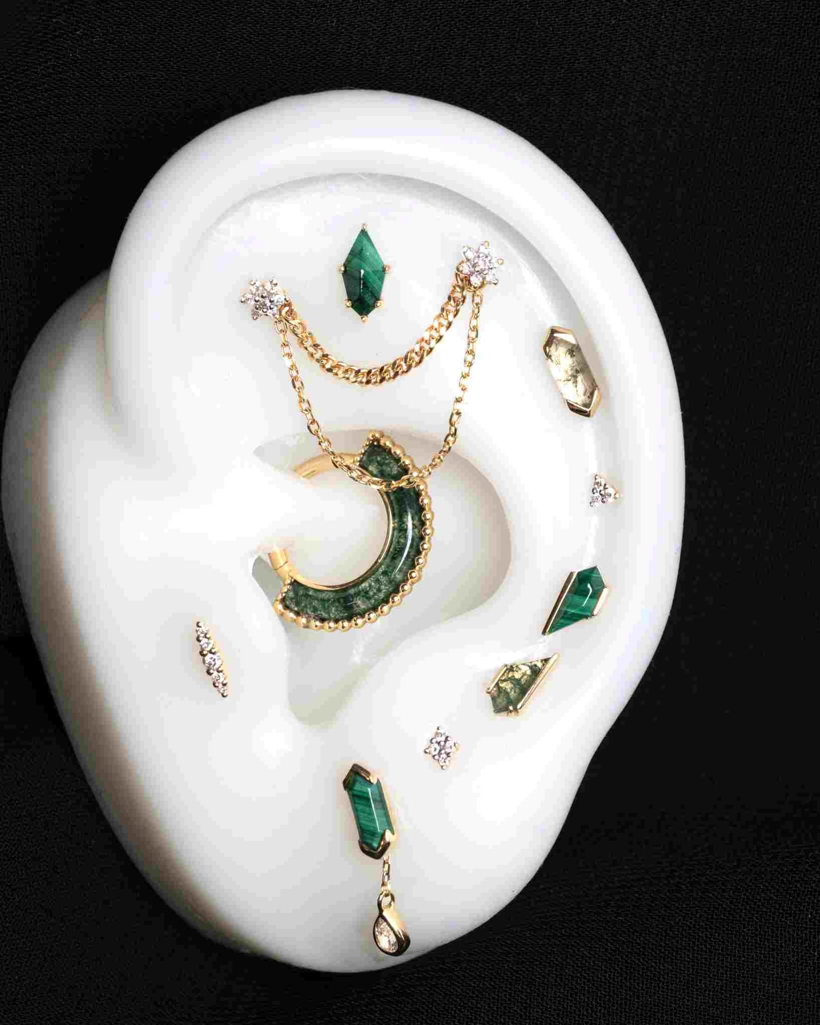 Mystic Threadless End with Malachite - Image 4