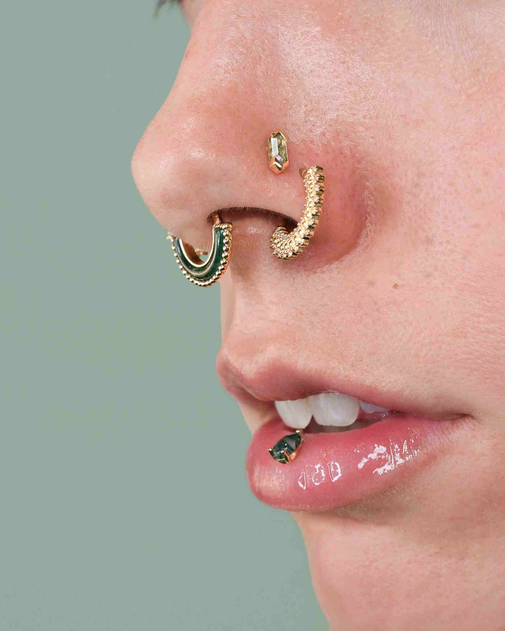 Mystic Threadless End with Moss Agate - Image 2
