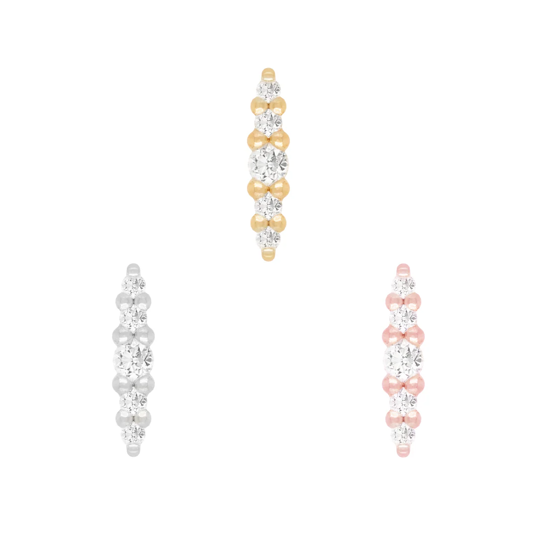 Nala Threadless End with Diamond