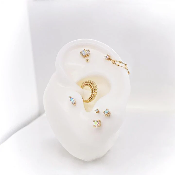 Oh My My! Threadless End with Mercury Mist Topaz - Image 2
