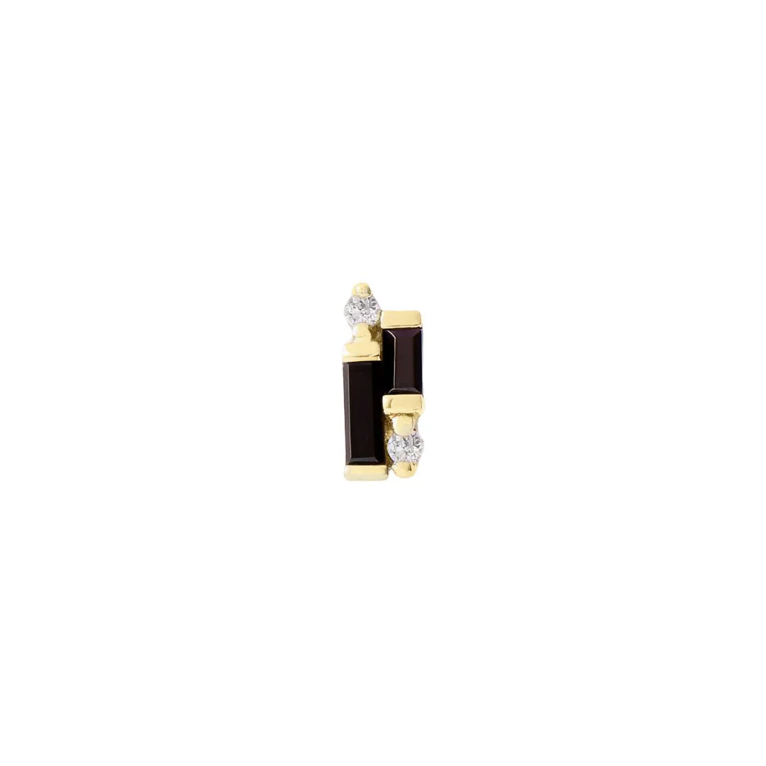Perspective Threadless End with Black Spinel - Image 4