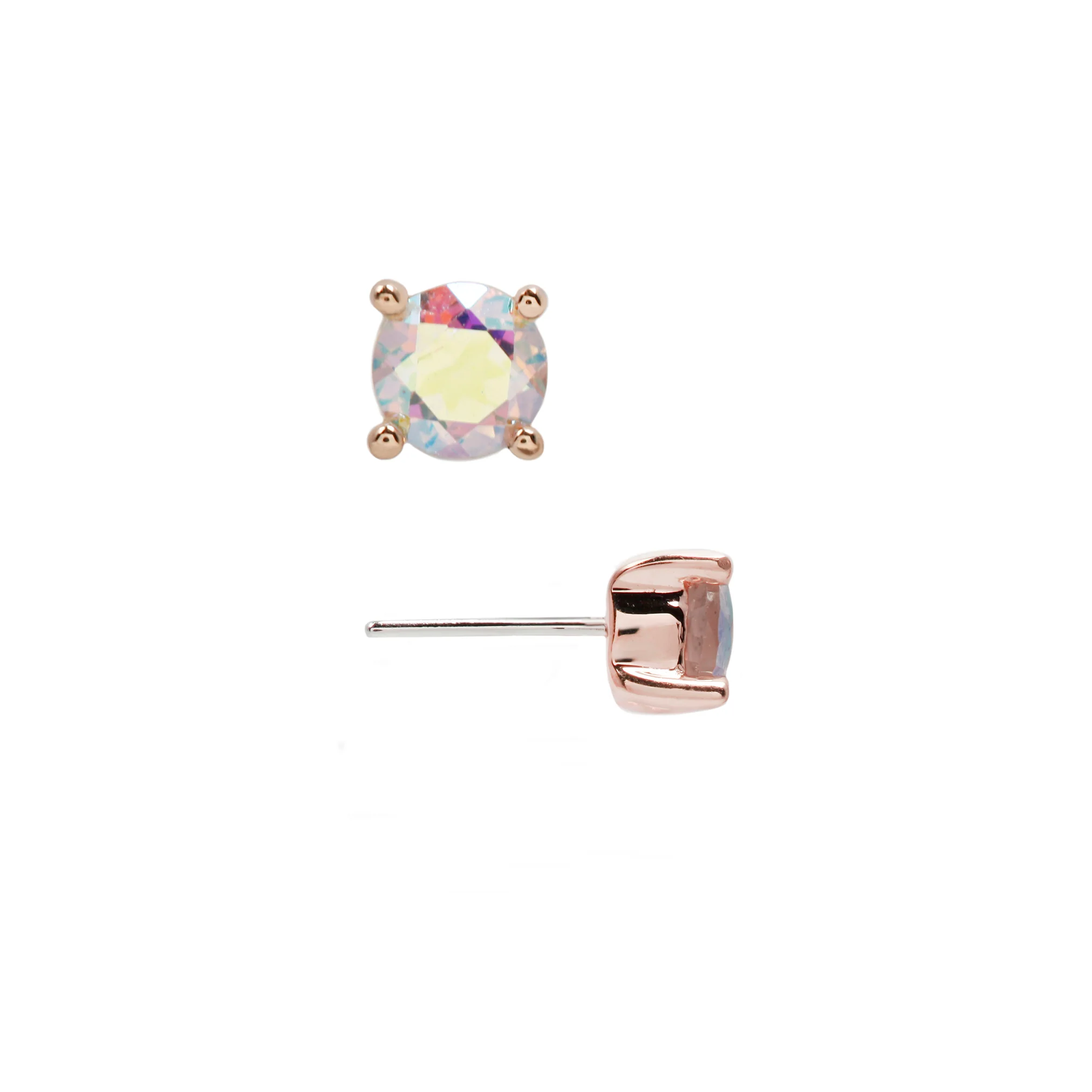 Prong Gem Threadless End with Mercury Mist Topaz - Image 10