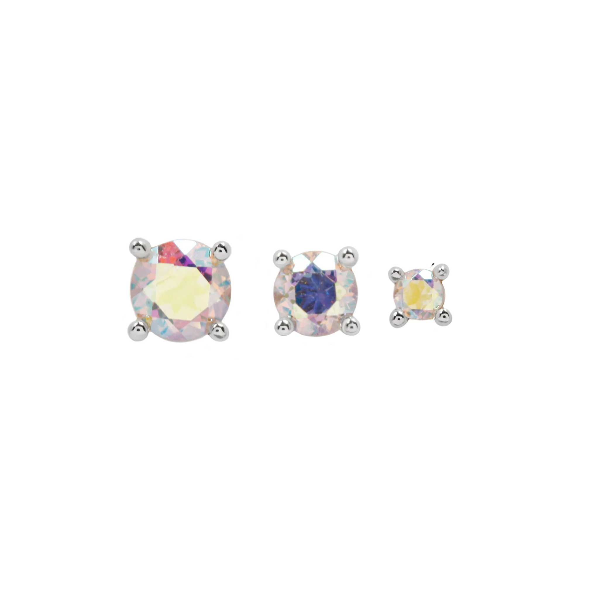 Prong Gem Threadless End with Mercury Mist Topaz - Image 7