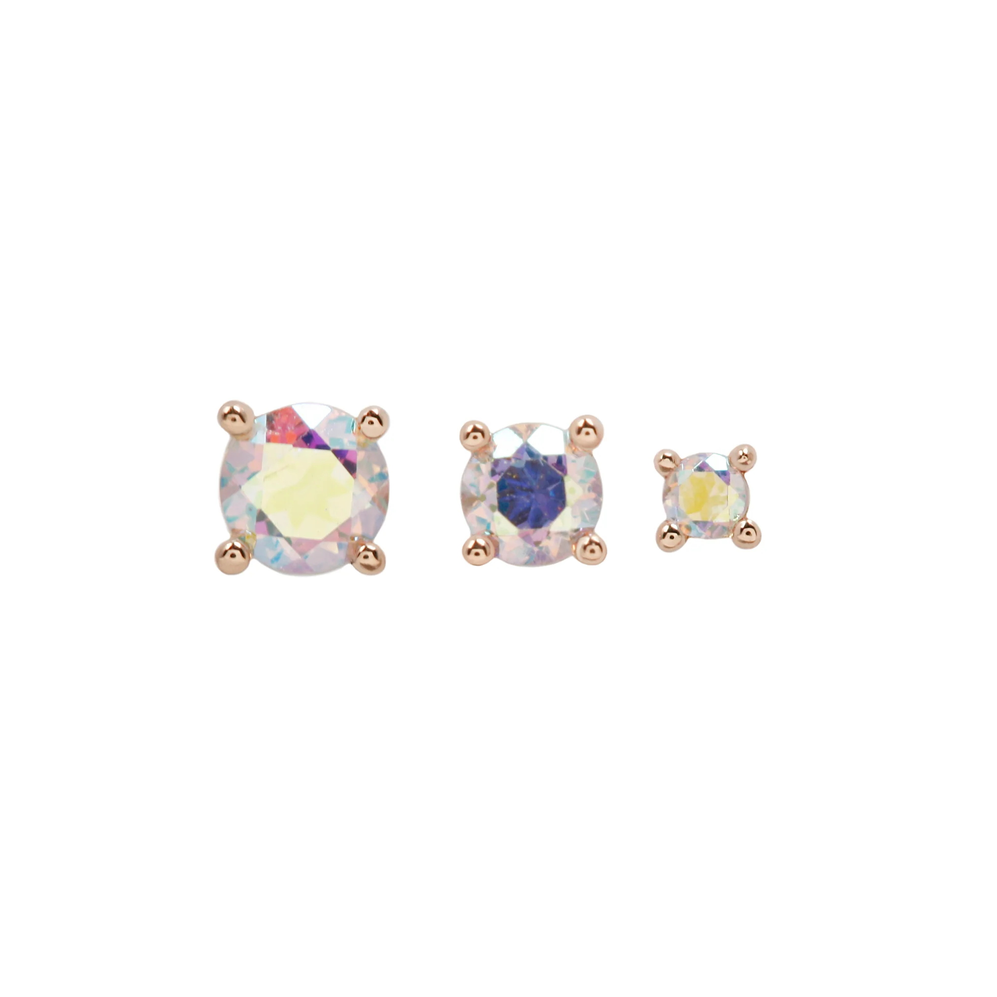 Prong Gem Threadless End with Mercury Mist Topaz - Image 9