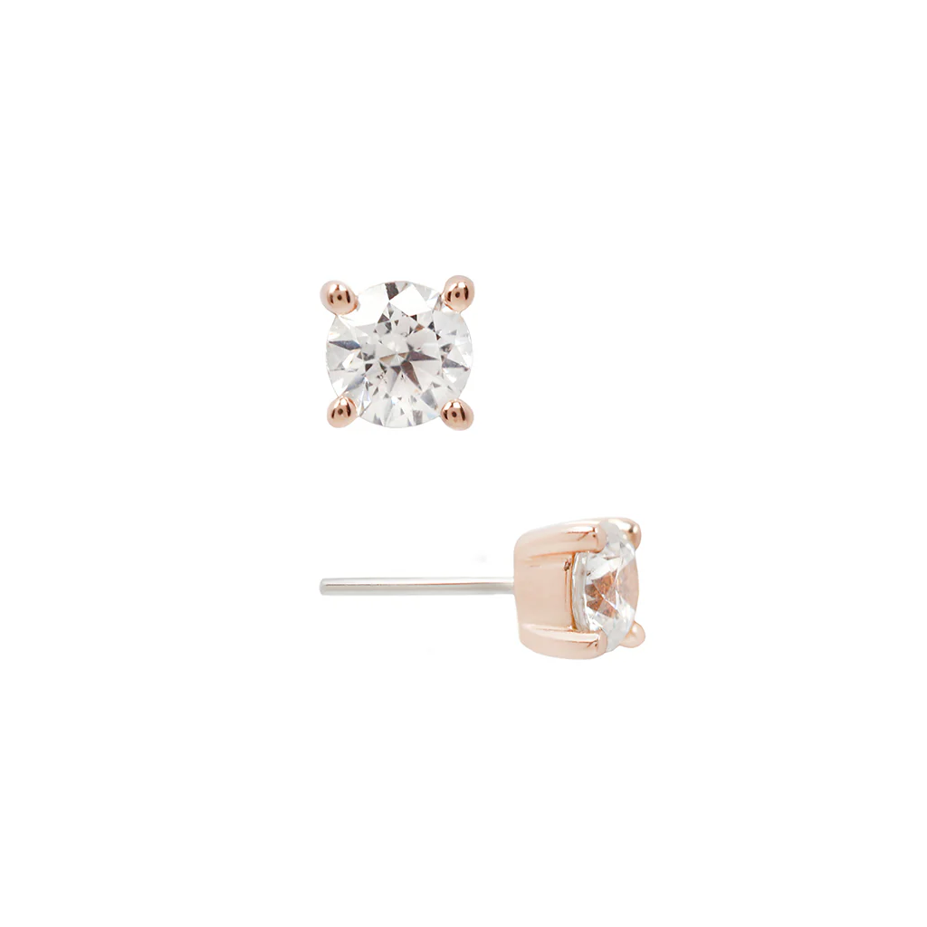 Prong Gem Threadless End with Swarovski CZ - Image 8