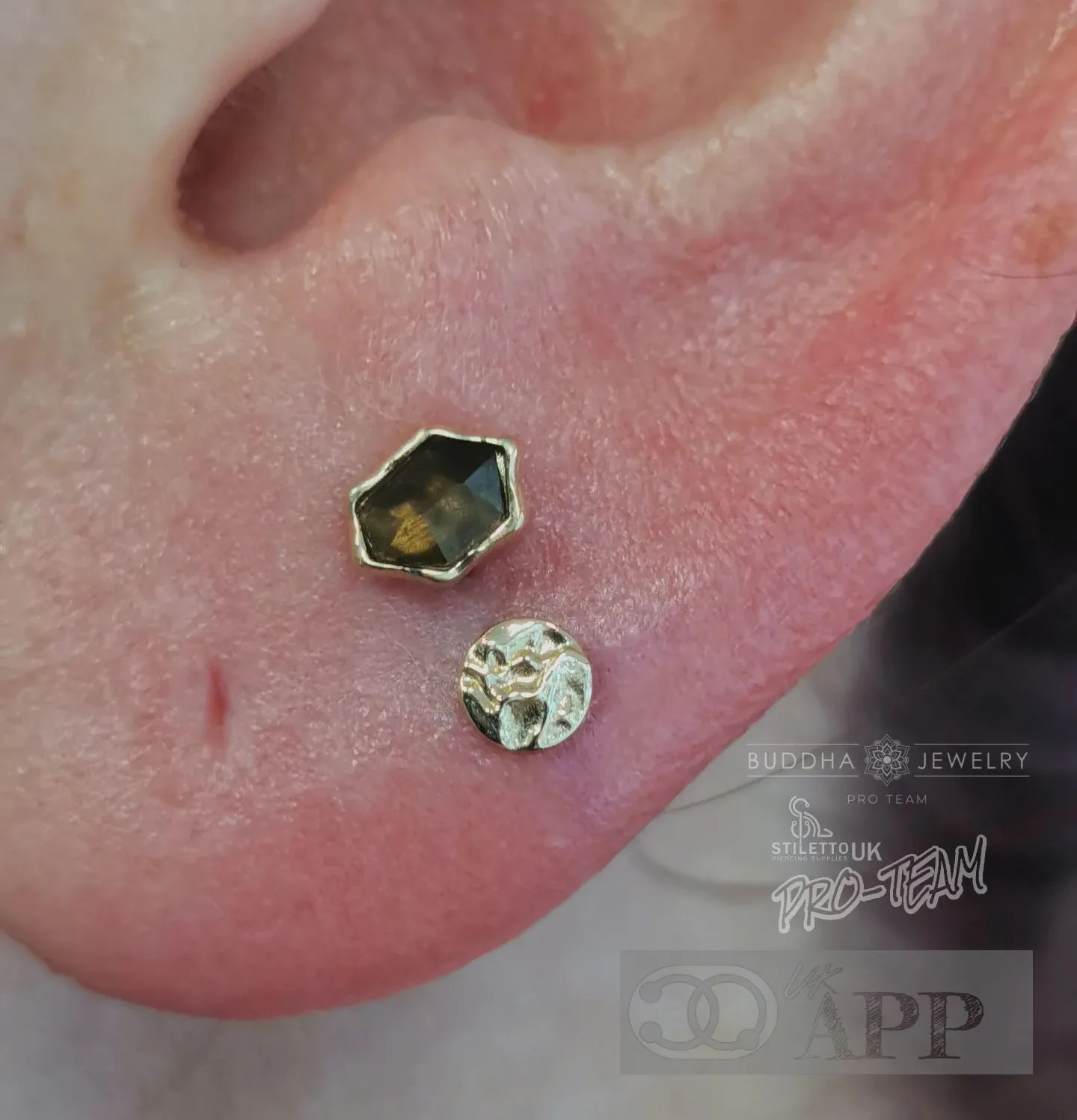 Pump Up The Volume Threadless End with Smoky Quartz - Image 3