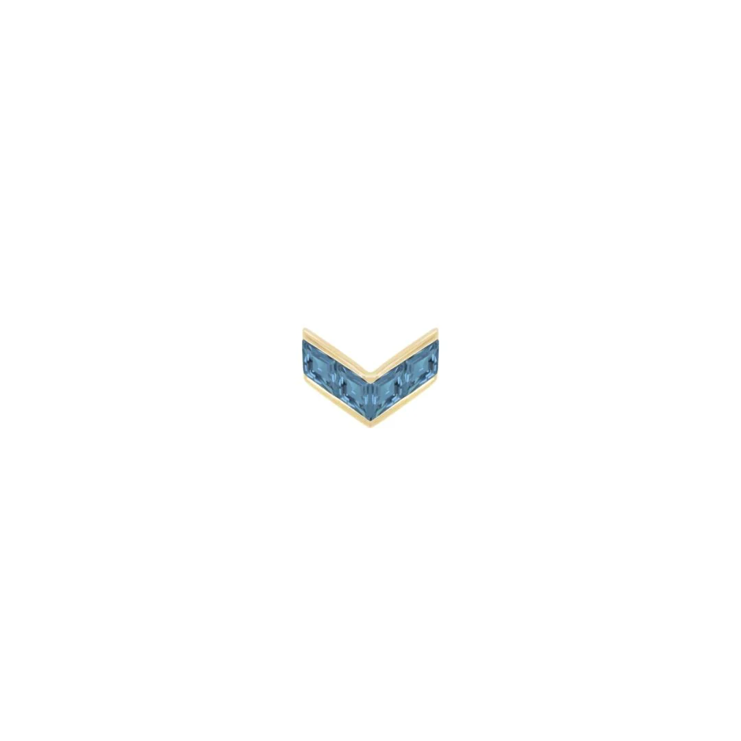 Rave Threadless End with London Blue Topaz - Image 3