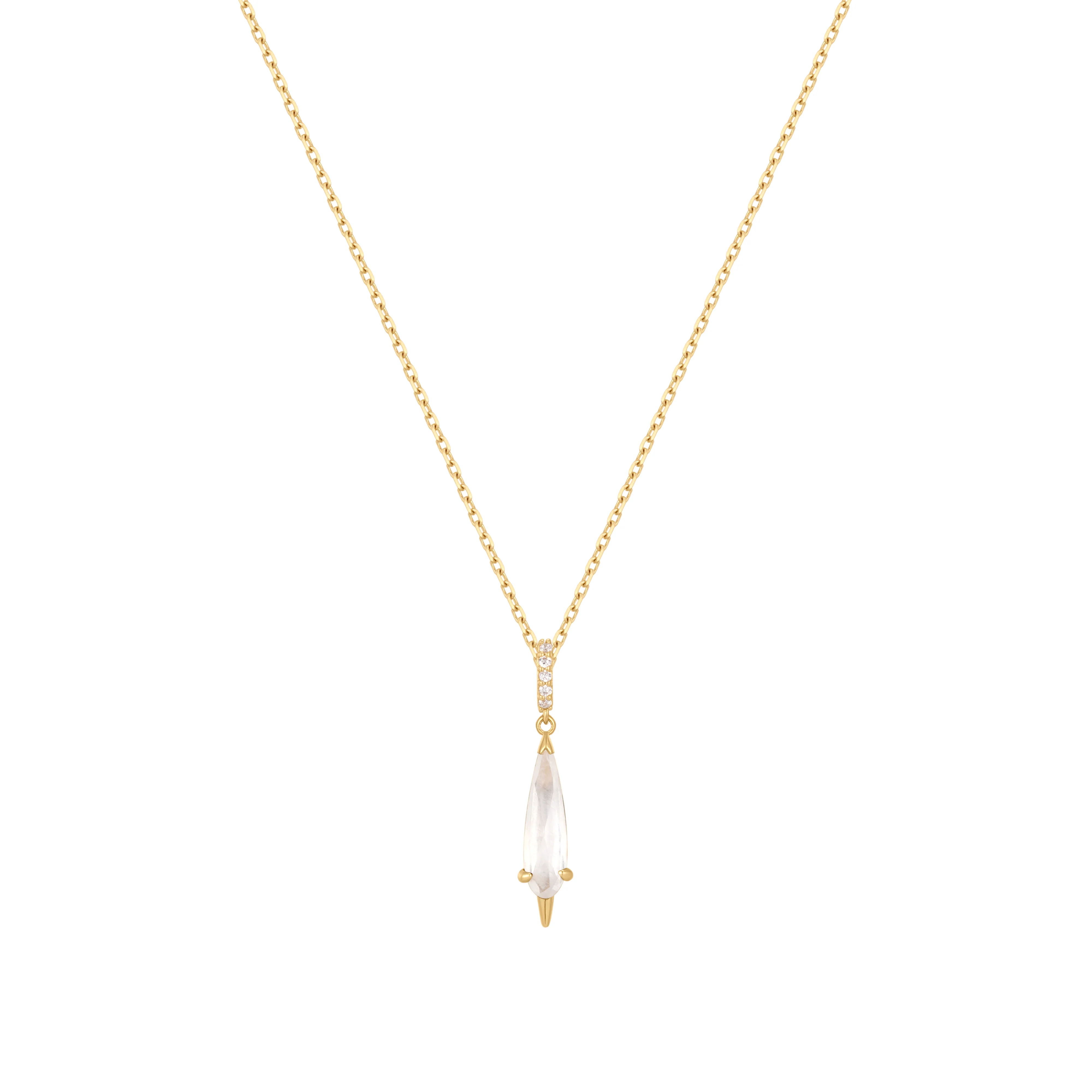 RION x Buddha Jewelry Access Necklace with Moonstone