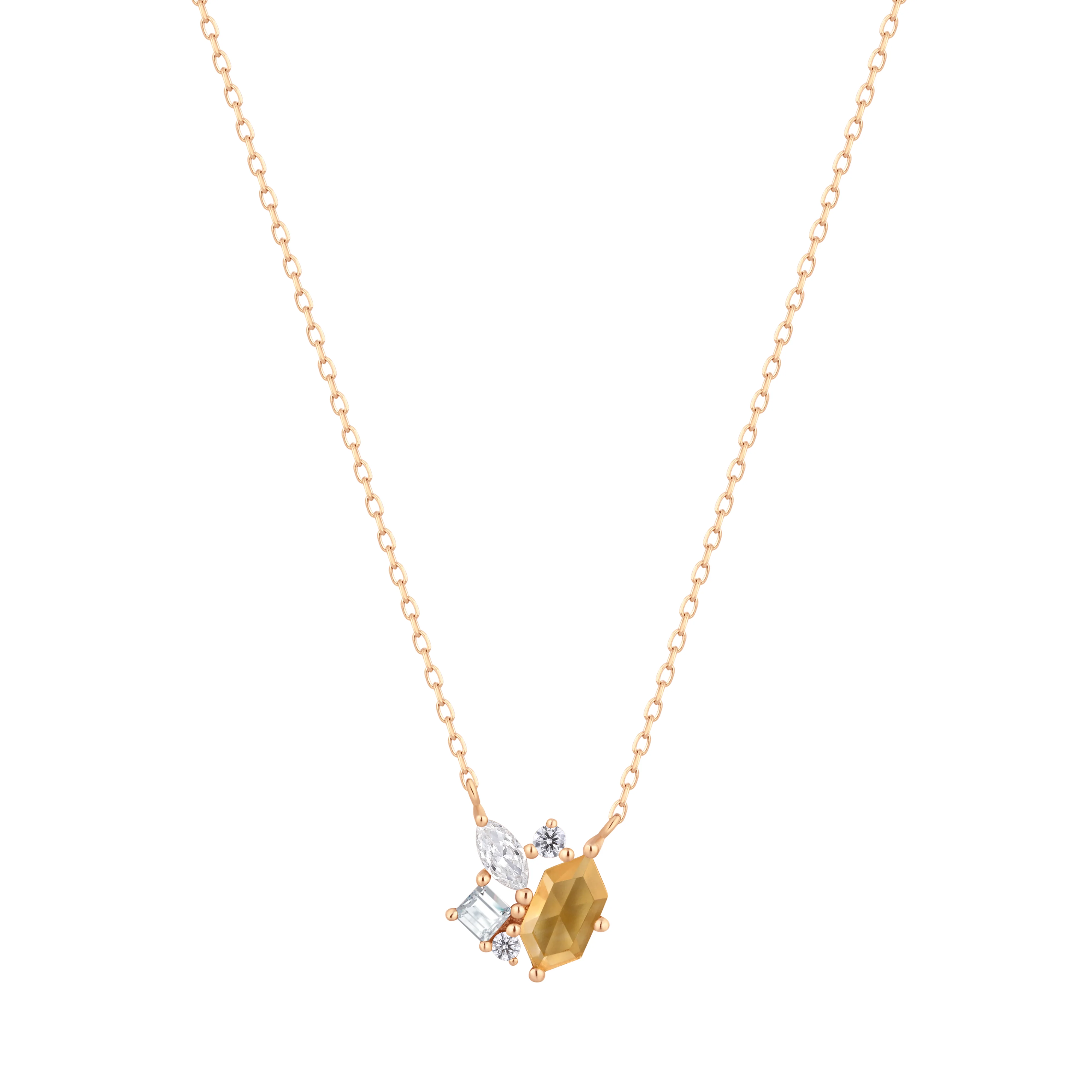 RION x Buddha Jewelry Guerdon Necklace with Rutilated Quartz - Image 3