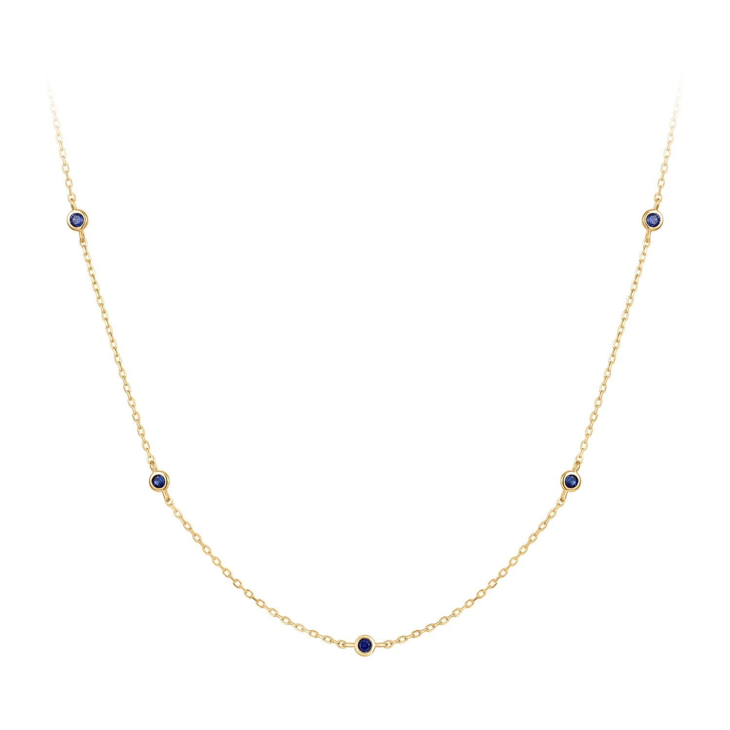 RION x Buddha Jewelry Insight Necklace with Blue Sapphire