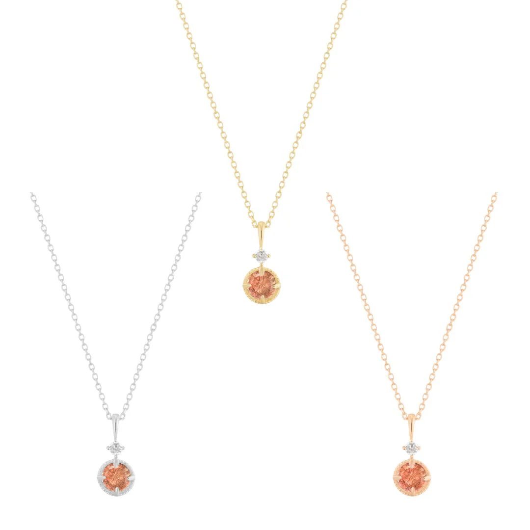 RION x Buddha Jewelry Manifest Necklace with Oregon Sunstone