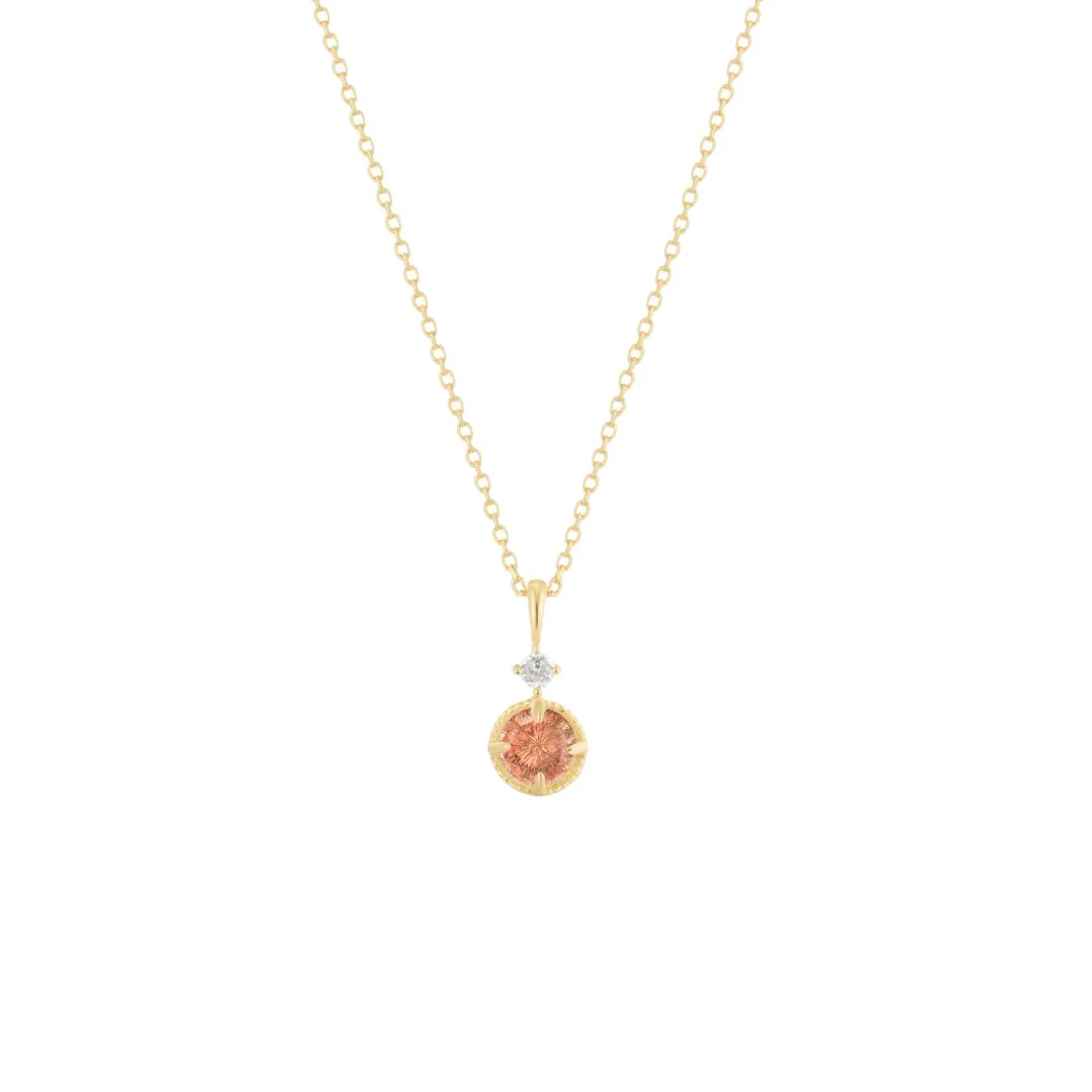RION x Buddha Jewelry Manifest Necklace with Oregon Sunstone - Image 4