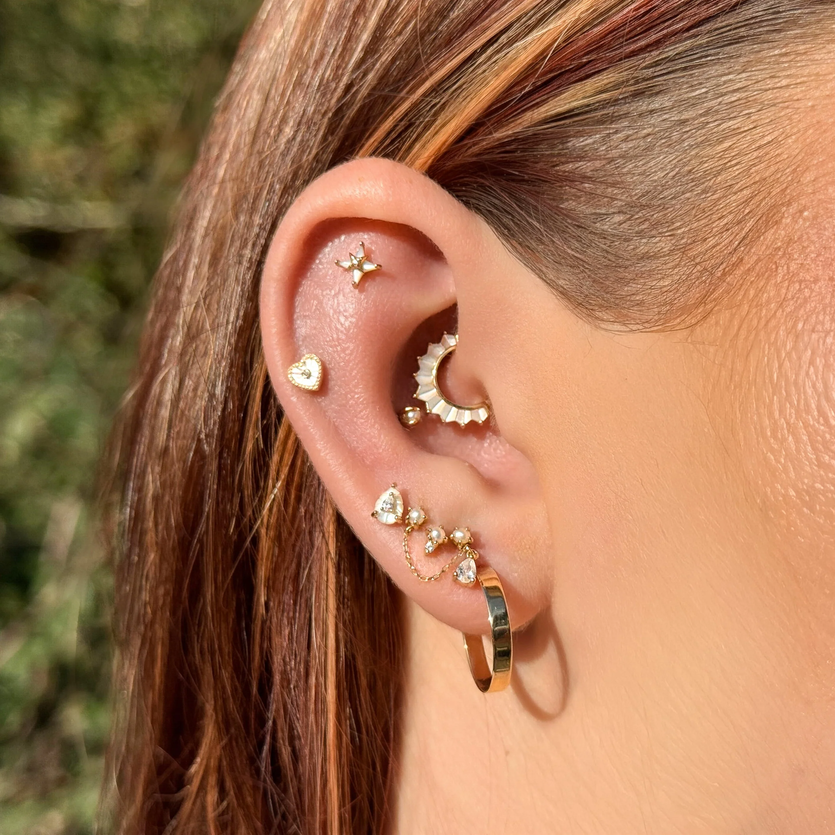 RION x Buddha Jewelry Petite Flat Hoops - Image 2