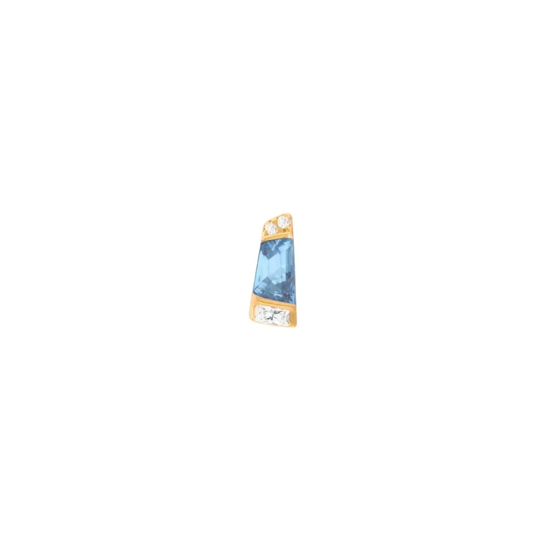 Saboteur Threadless End with London Blue Topaz - Image 3