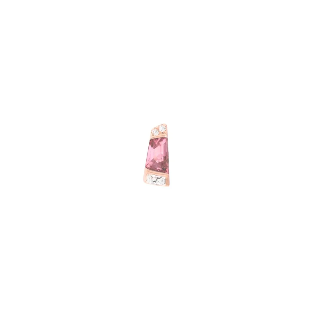 Saboteur Threadless End with Pink Tourmaline - Image 4