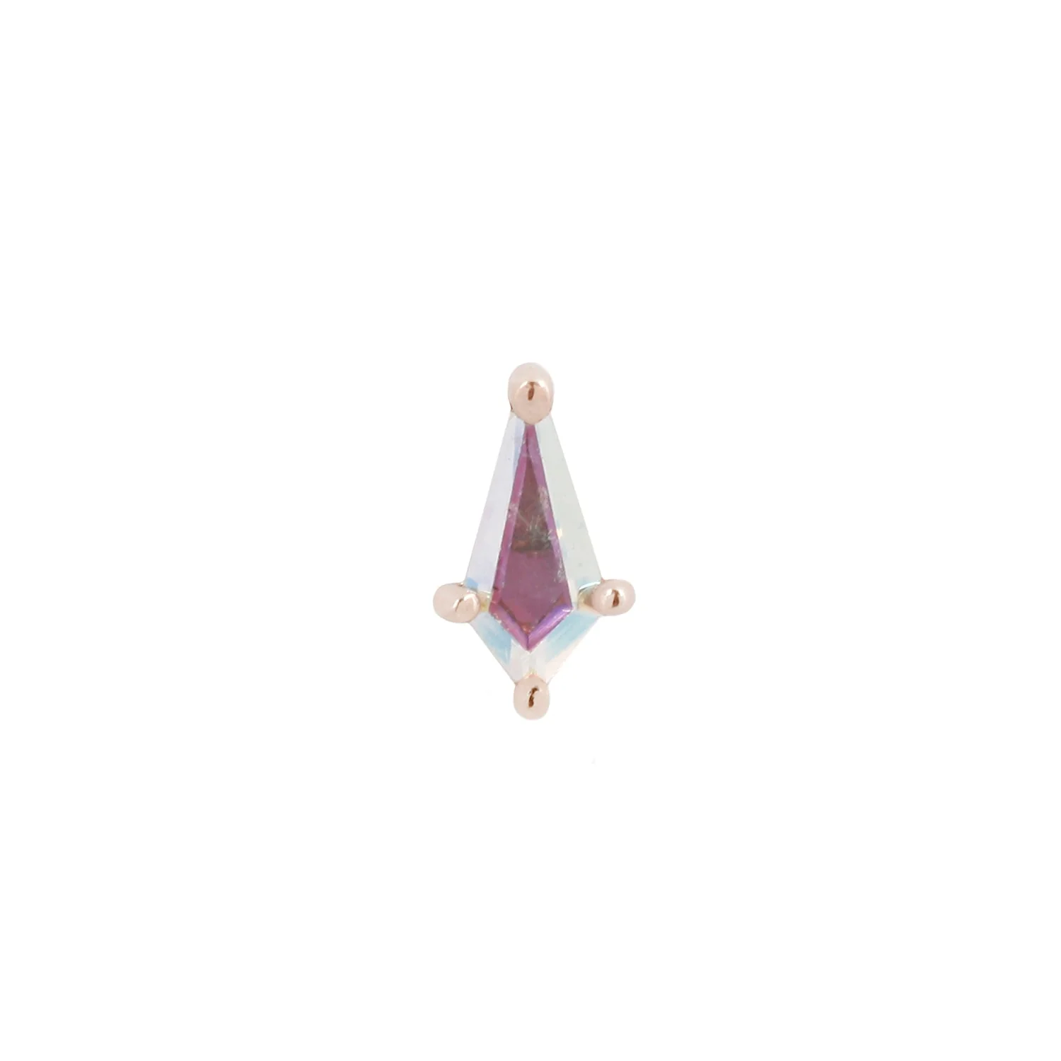 Soho Mini Threadless End with Mercury Mist Topaz - Image 6