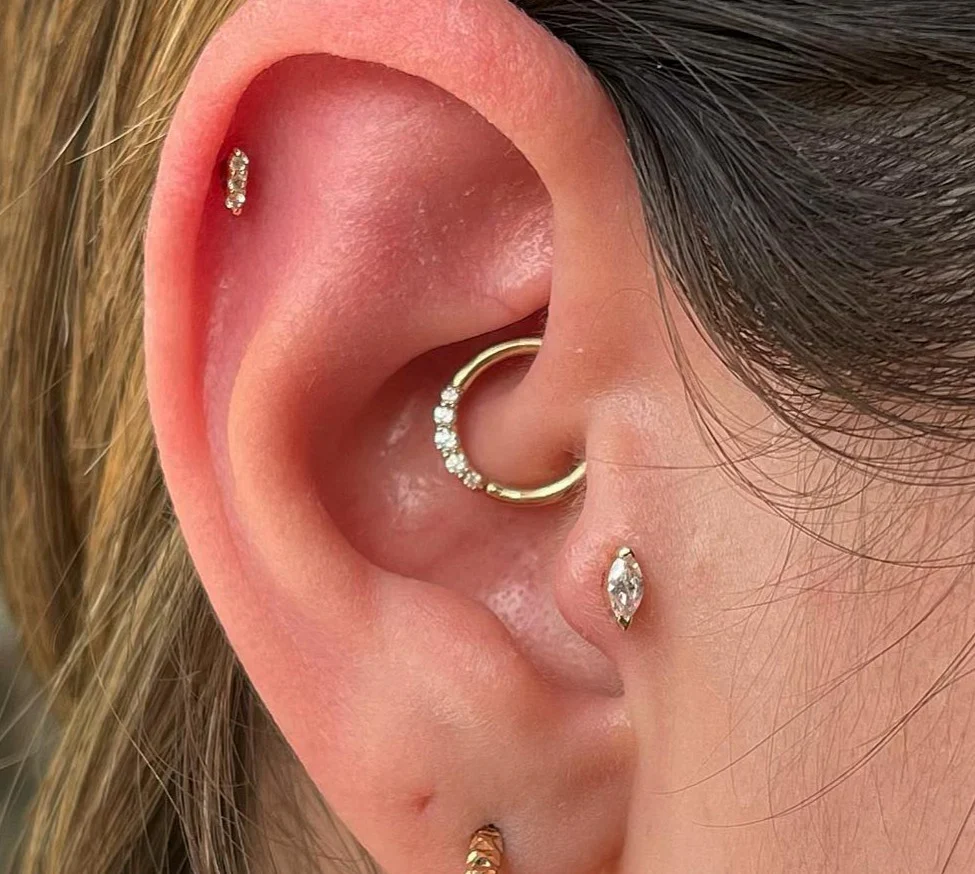 Sophia Seam Ring with CZ - Image 3