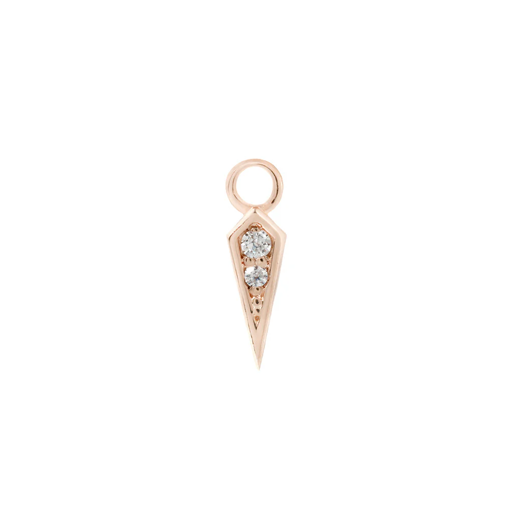 Spike Charm with CZ - Image 6