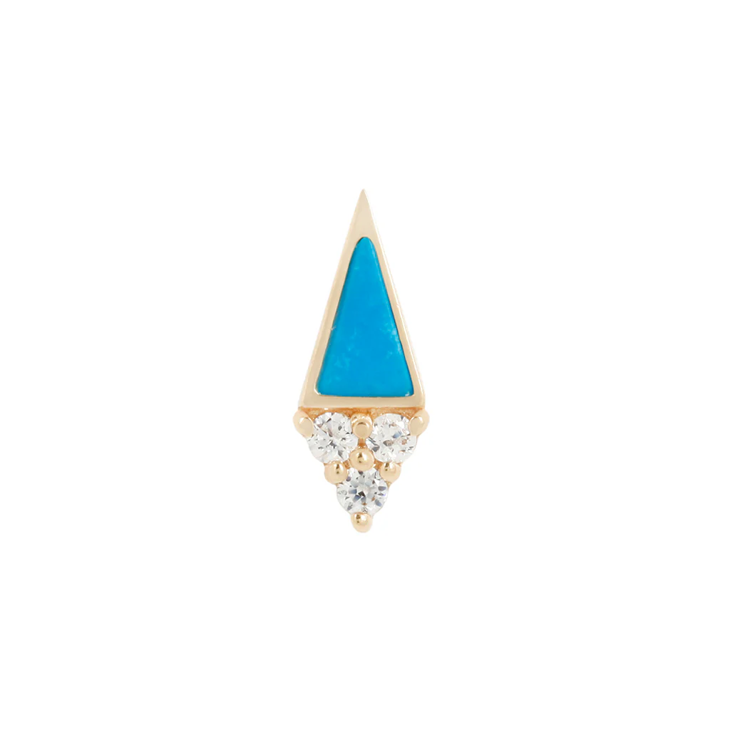 Spotlight Threadless End with Turquoise - Image 3