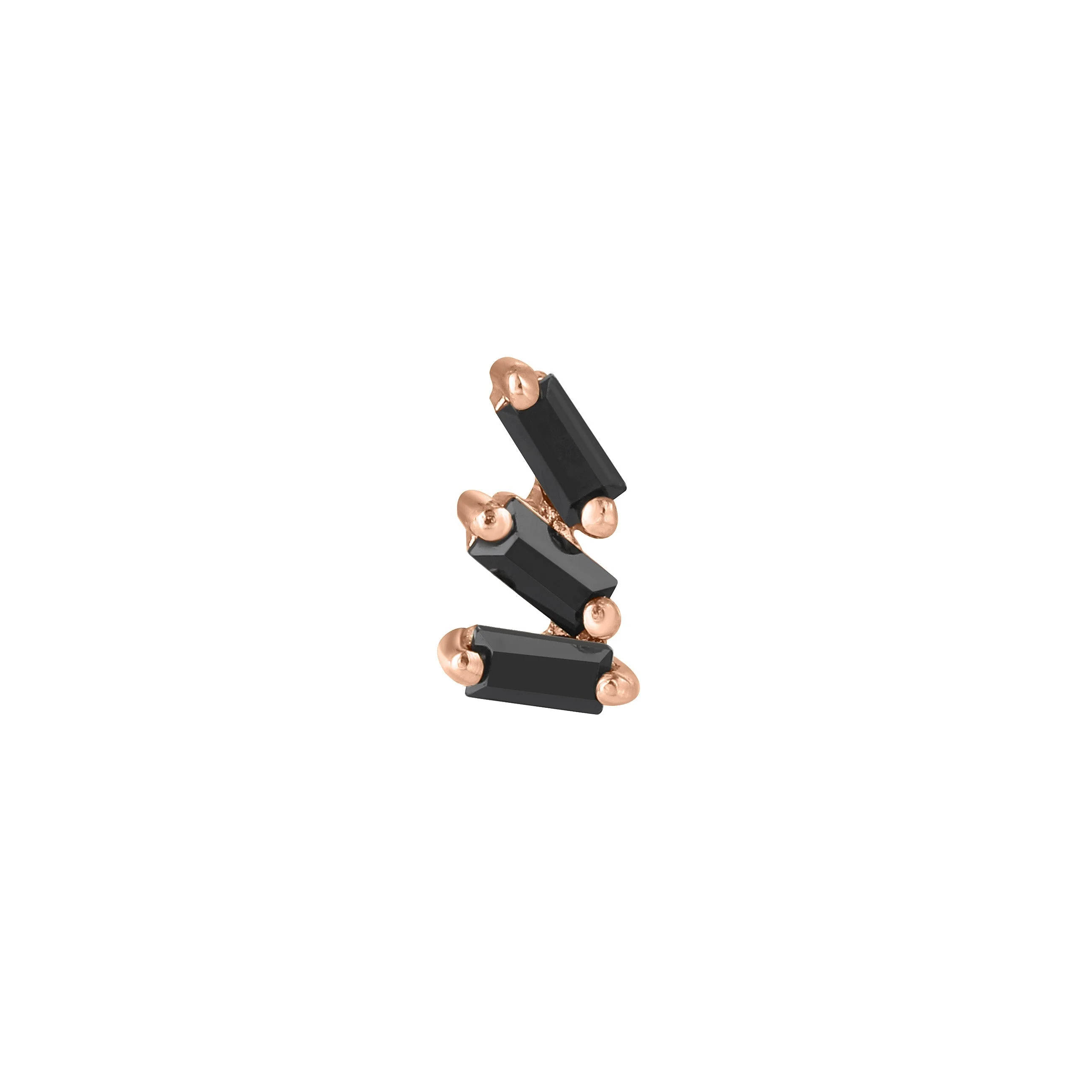 Staxx Threadless End with Black Spinel - Image 6